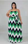 Zig Zag Maxi Dress