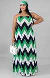 Zig Zag Maxi Dress