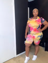 Tie Dye Short Set