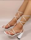 White Strappy Sandal